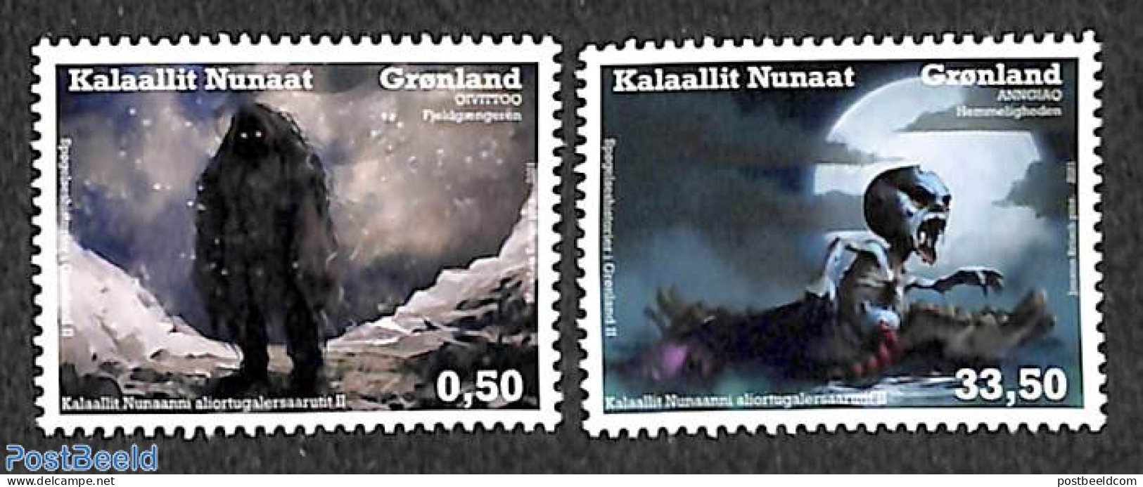 Greenland 2021 Ghost Stories 2v, Mint NH - Unused Stamps