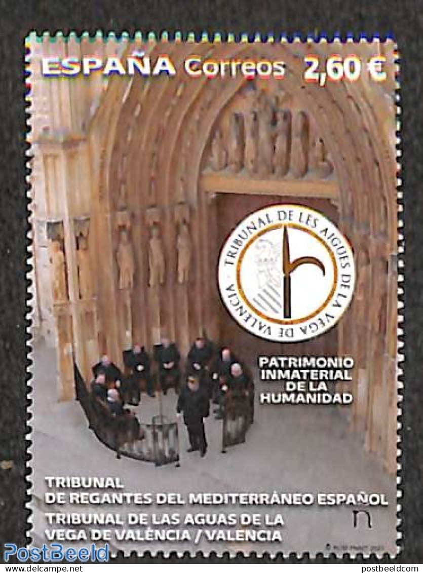 Spain 2021 Tribunal Of The Waters Of Valencia 1v, Mint NH - Nuovi