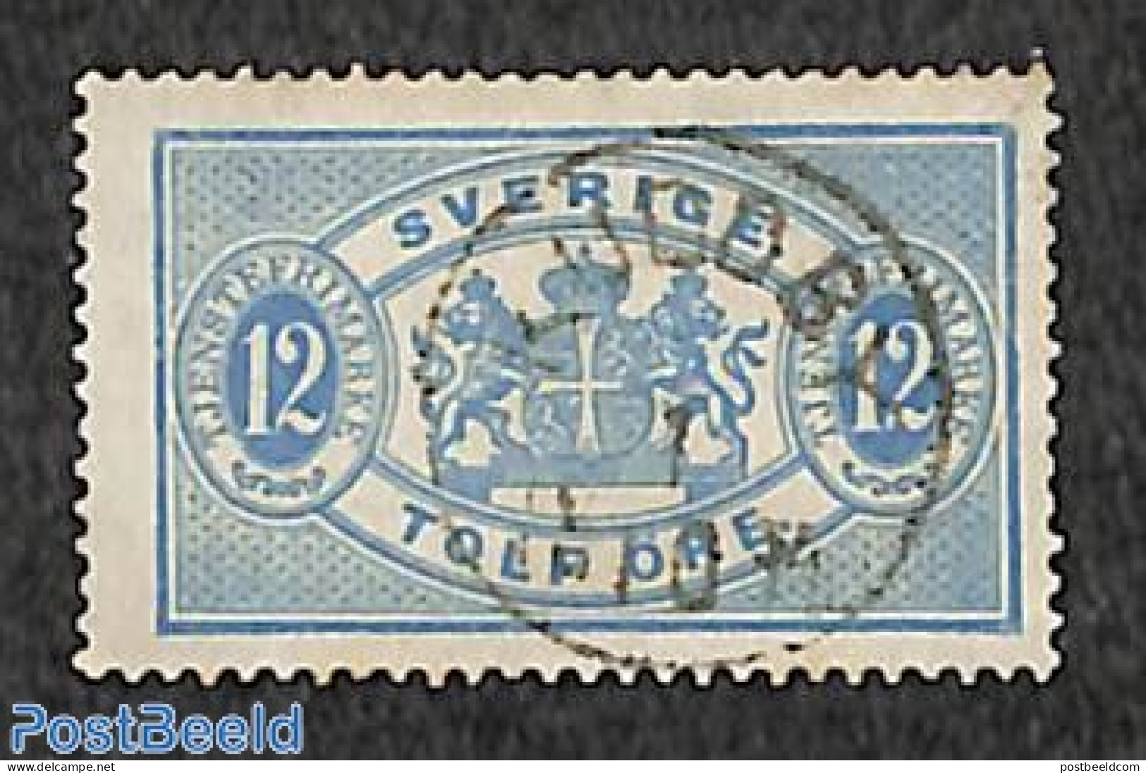 Sweden 1881 12o, On Service, Perf. 13, Used, Used Stamps - Sonstige & Ohne Zuordnung