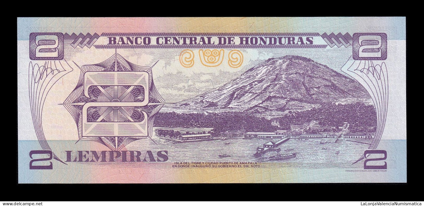 Honduras 2 Lempiras 2003 Pick 80Ad Sc Unc - Honduras