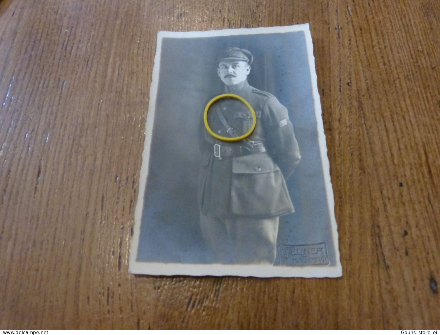 BC29-16 Carte Photo Militaire Uniforme à Identifier - Photo Prise En 1919 à Mönchengladbach - Uniforms