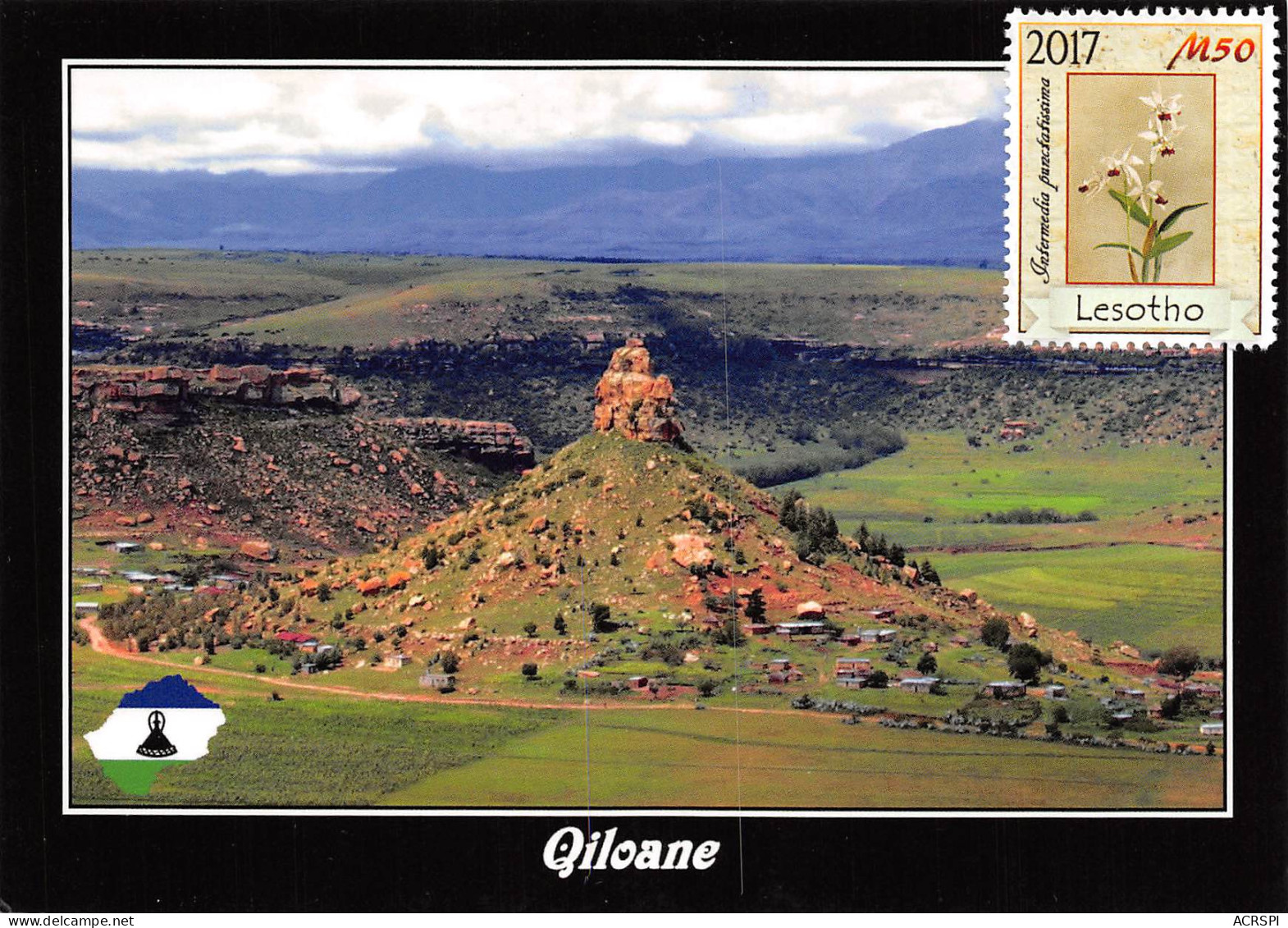 LESOTHO Lessouto Montagne De Thaba Bosiu Carte Vierge Non Circulé (Scans R/V) N° 74 \MP7102 - Lesotho