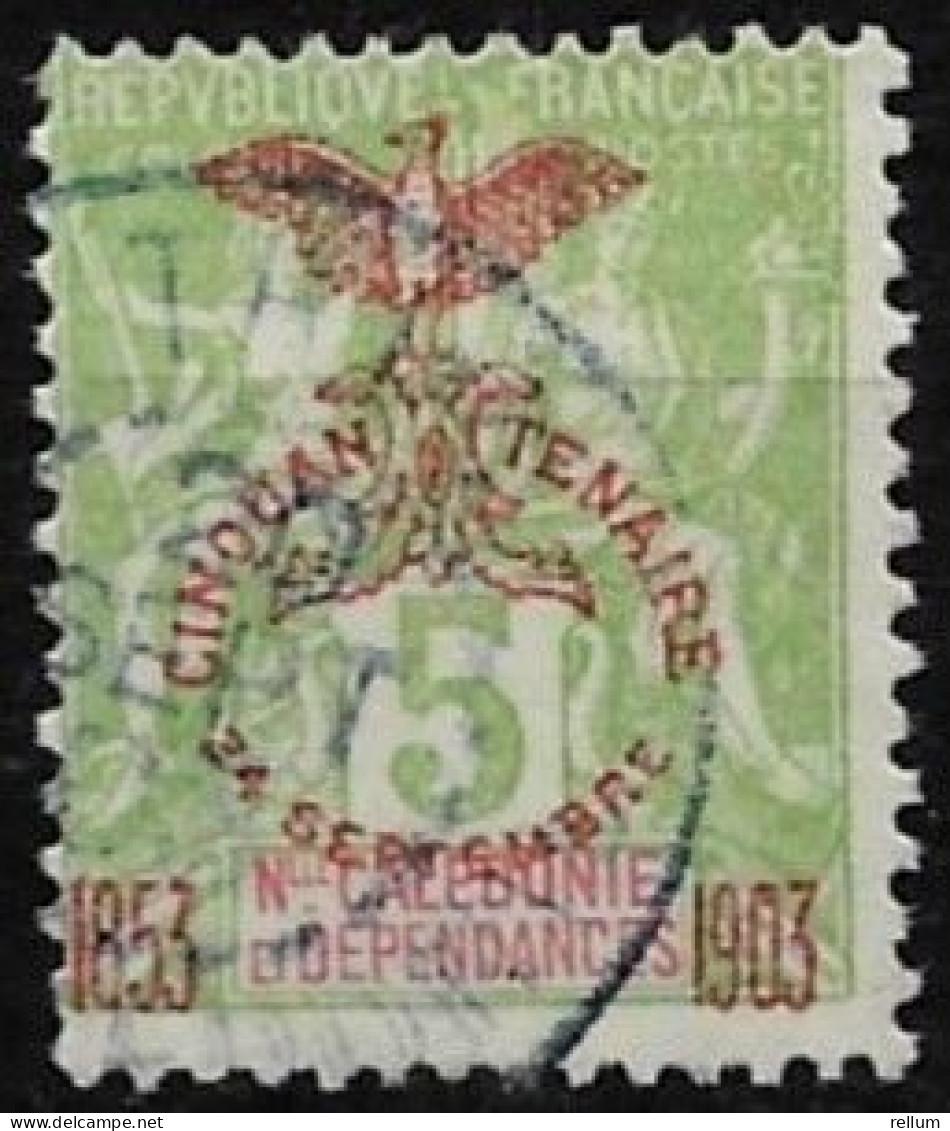 Nouvelle Calédonie 1903 - Yvert N° 70 Oblitéré  Michel N° 67 - Used Stamps