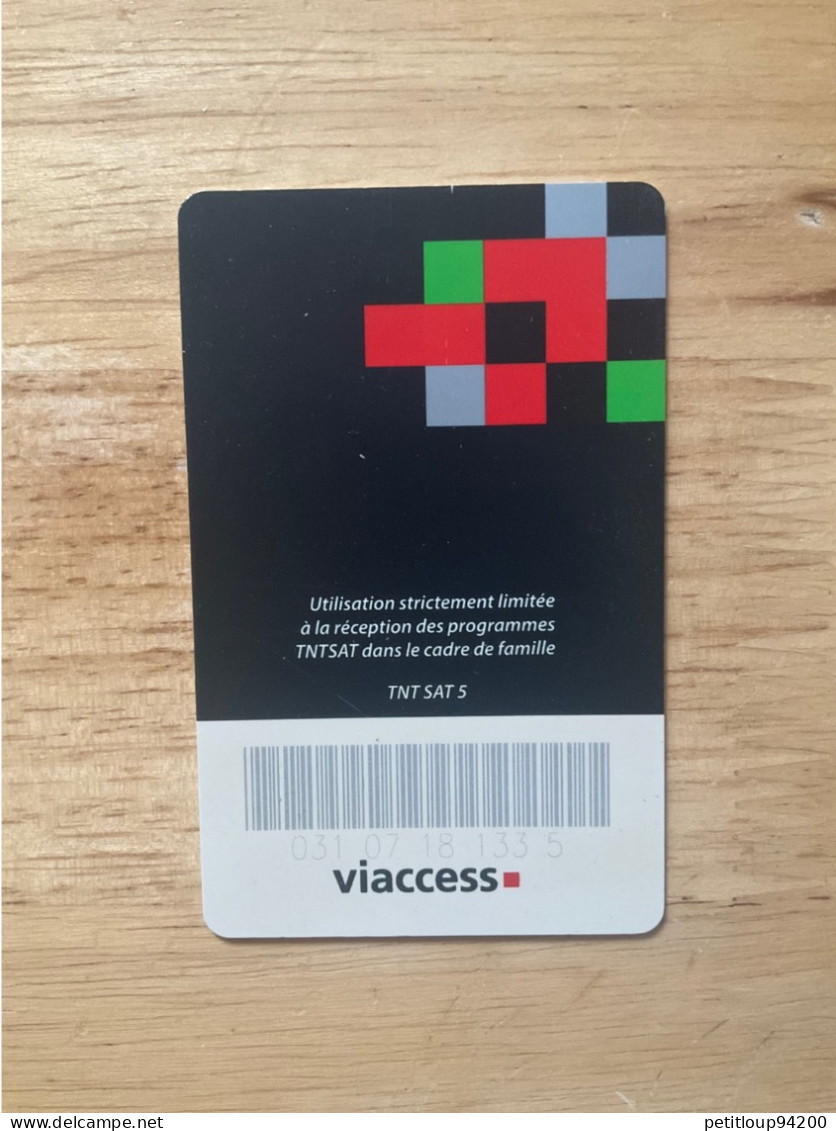 CARTE à PUCE Viaccess TNT SAT 5 - Badge Di Eventi E Manifestazioni