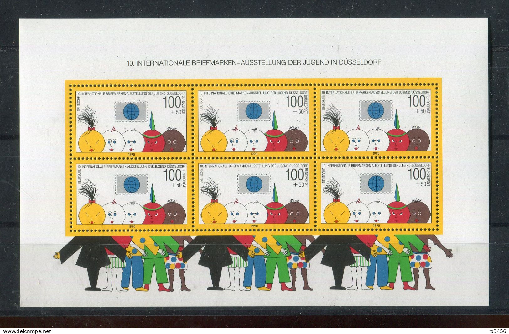 "BUNDESREPUBLIK DEUTSCHLAND" 1990, Block 21 ** (R1200) - 1981-1990