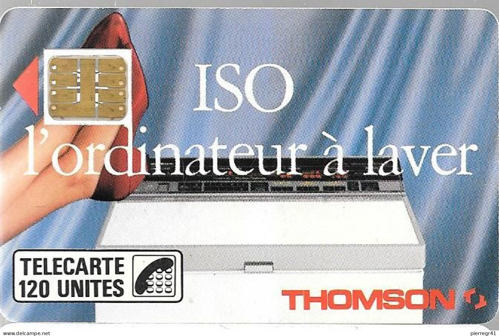 CARTE²°-PUBLIC-01/1989-F-47-SC3-120U-ISO THOMPSON-OFFSET-6 Pe104536-UTILISEE-TB E - 1989