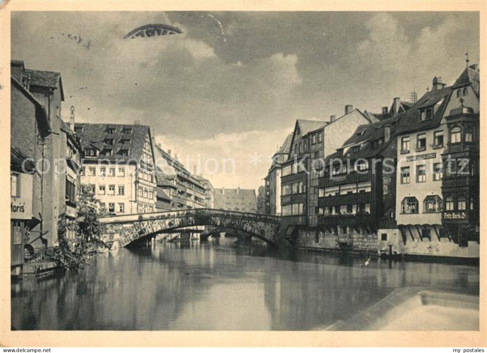 73293127 Nuernberg Altstadt Fleischbruecke Ueber Pegnitz  Nuernberg - Nürnberg