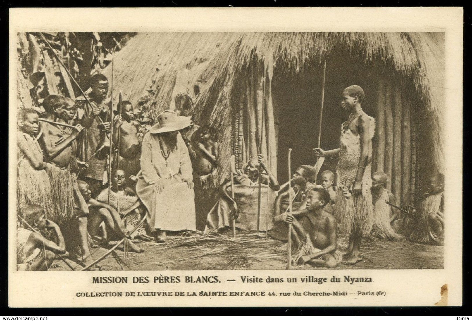 République Centre Africaine Visite Dans Un Village Du Nyanza Mission Des Pères Blancs - French Congo