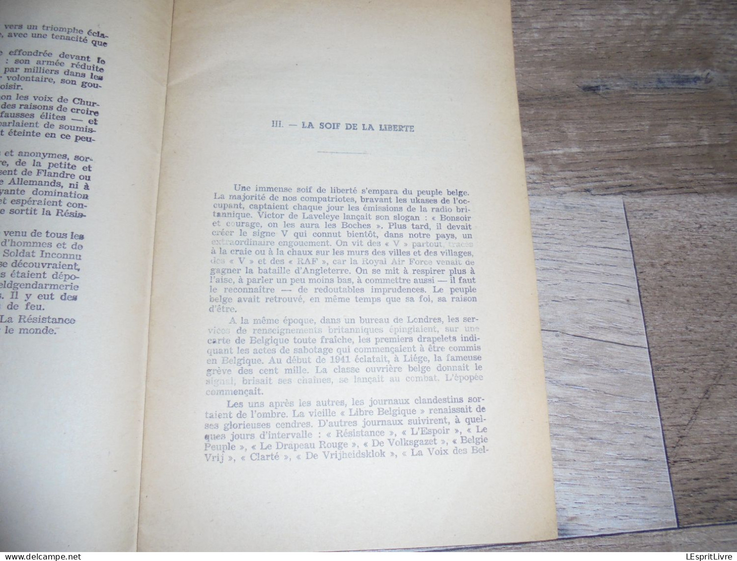 Les Cahiers Du F I N° 2 F Demany Histoire De La Résistance Belge Et Du Front De L'Indépendance Guerre 40 45 Libération - Weltkrieg 1939-45