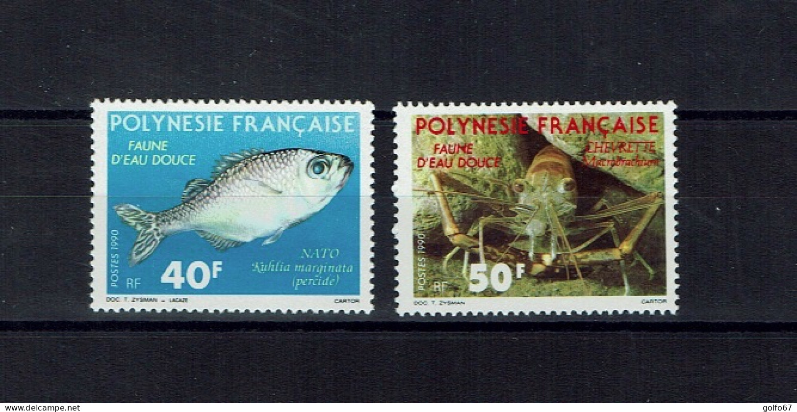 POLYNÉSIE FRANÇAISE 1990 Y&T N° 352 & 353 NEUF** - Unused Stamps