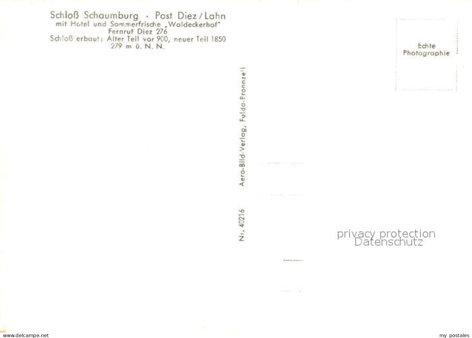 73290720 Diez Lahn Schloss Schaumburg Fliegeraufnahme Diez Lahn - Diez