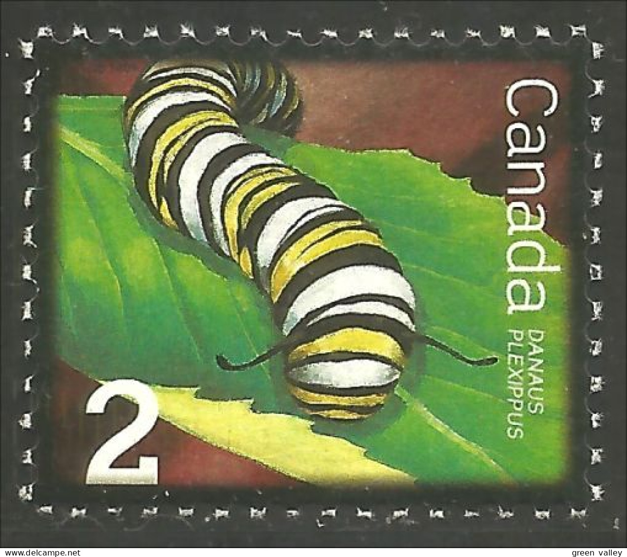 Canada Insecte Insect Insekt Papillon Chenille Caterpillar Butterfly Schmetterling Raupe MNH ** Neuf SC (C23-28d) - Schmetterlinge