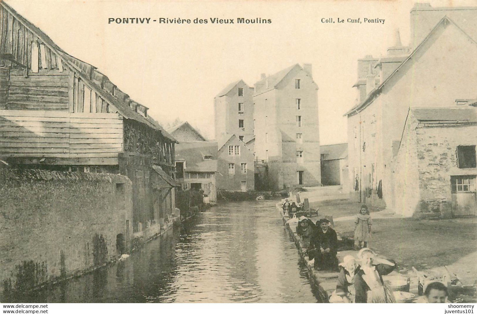 CPA Pontivy-Rivière Des Vieux Moulins     L1934 - Pontivy