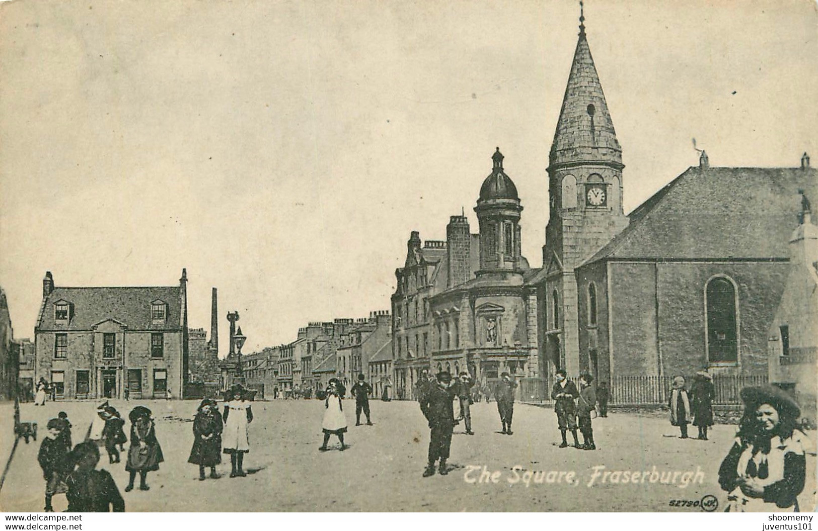 CPA The Square,Fraserburgh-RARE      L1986 - Aberdeenshire