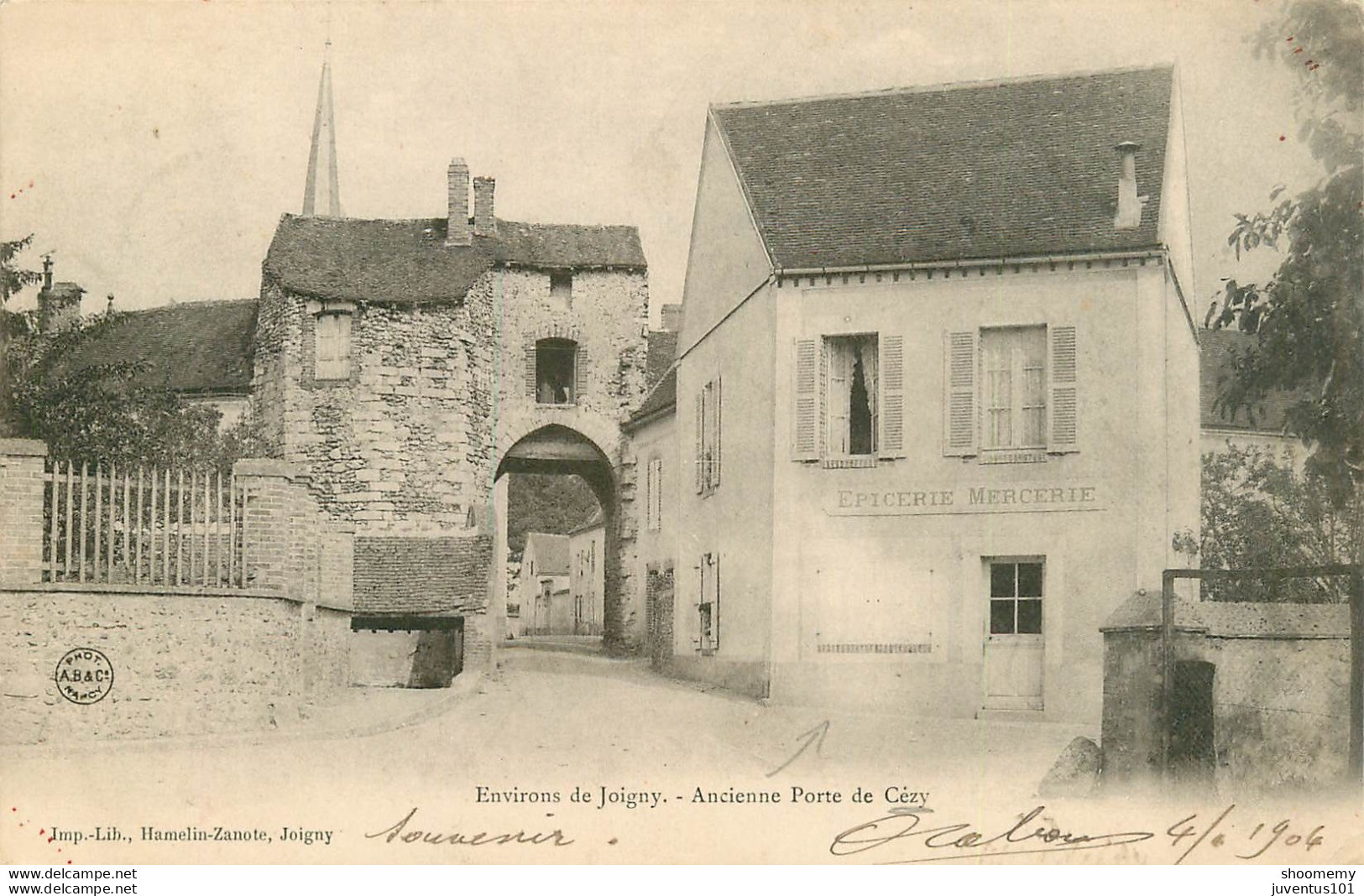 CPA Environs De Joigny-Ancienne Porte De Cézy-Timbre   L1440 - Joigny