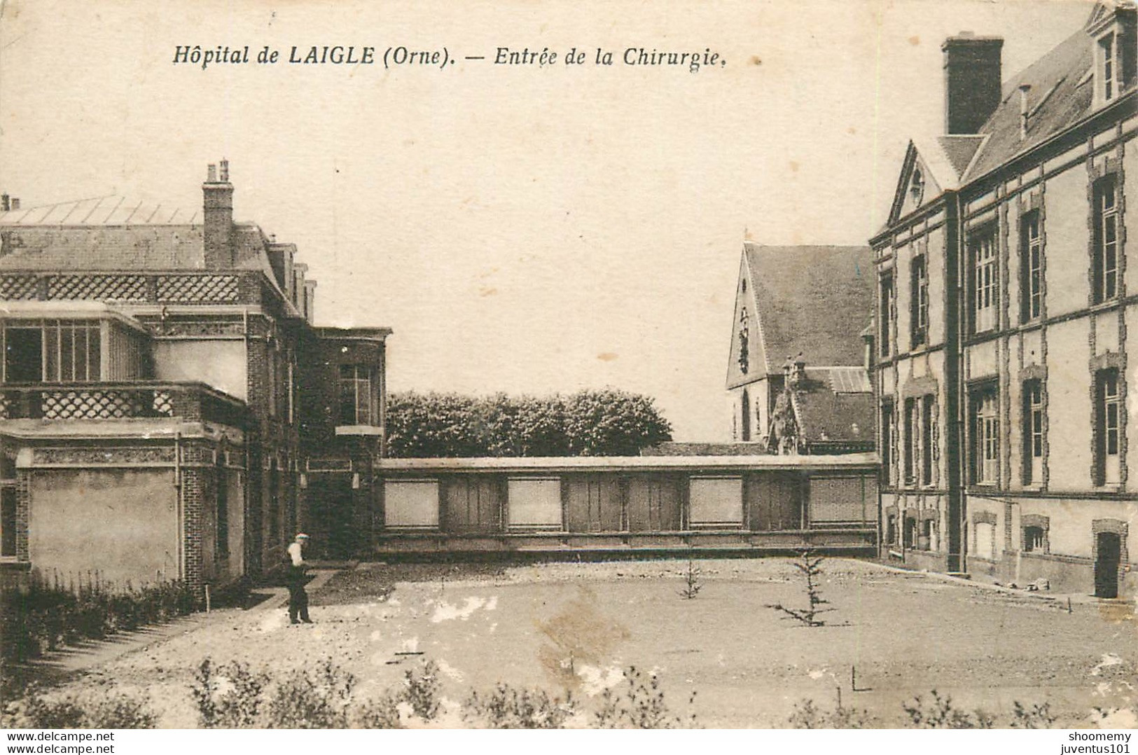 CPA L'Aigle-Hôpital De Laigle-Entrée De La Chirurgie     L1445 - L'Aigle