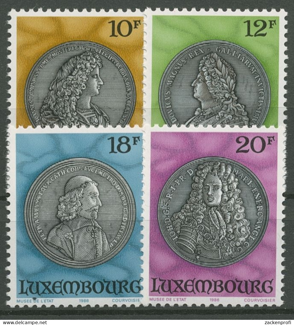 Luxemburg 1986 Medaillen 1143/46 Postfrisch - Nuevos