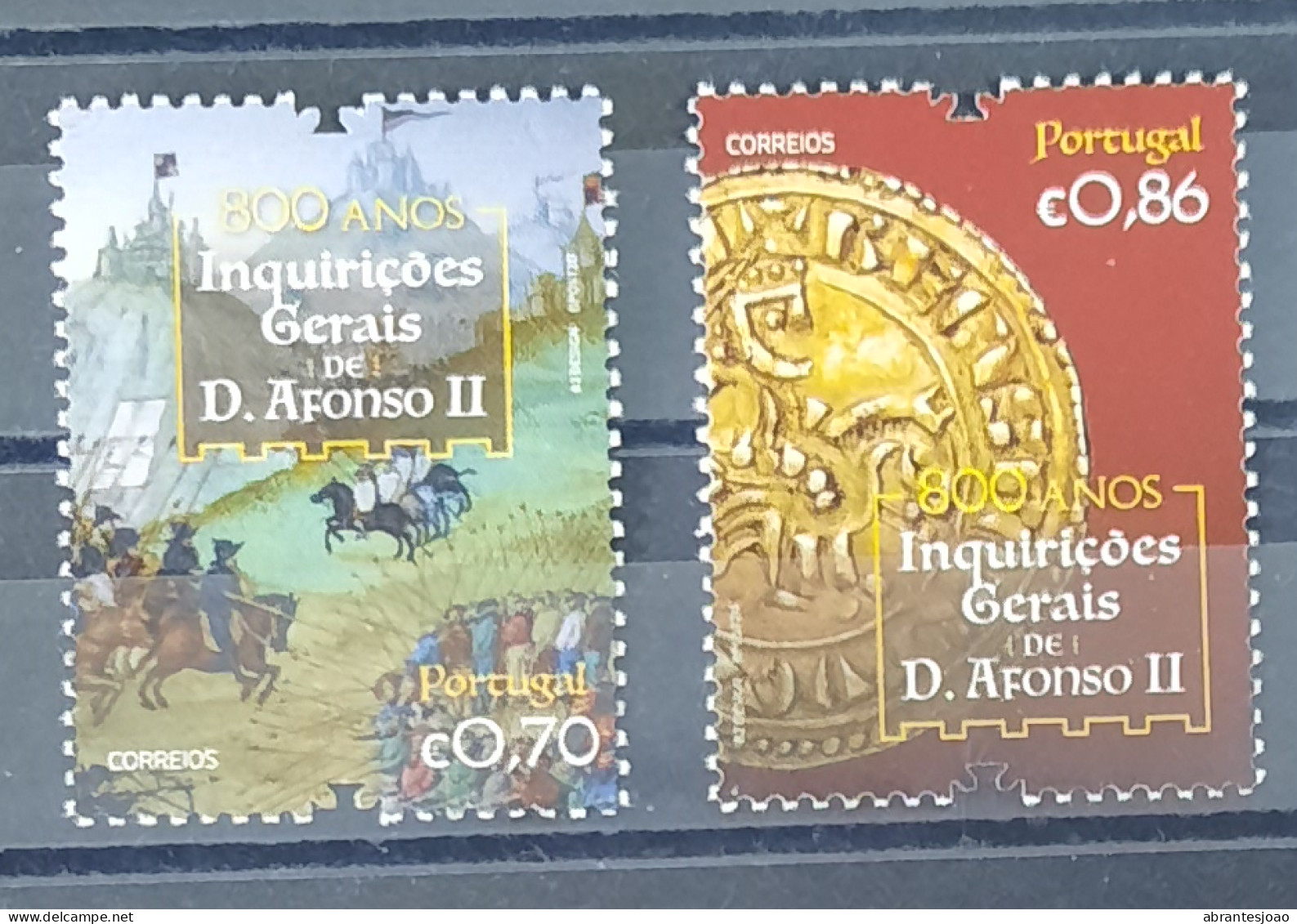 2020 - Portugal - MNH - King Afonso II Inquiritions - 800 Years - 2 Stamps - Neufs