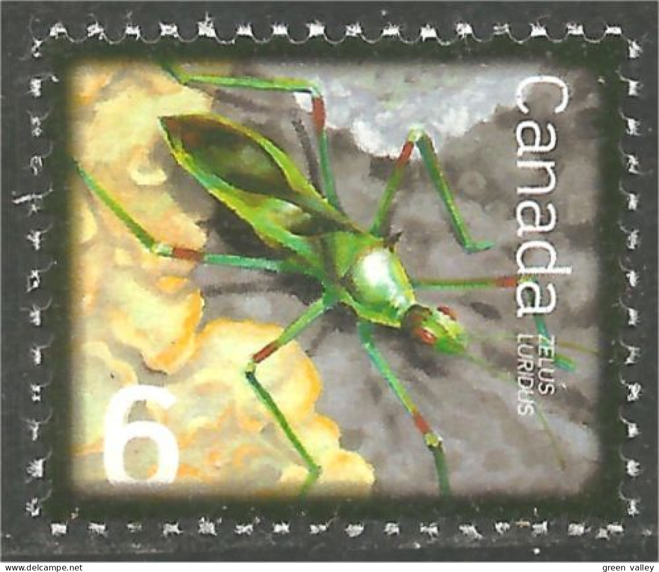 Canada Insecte Insect Insekt Assassin Bug Punaise Assassine MNH ** Neuf SC (C24-07c) - Andere & Zonder Classificatie