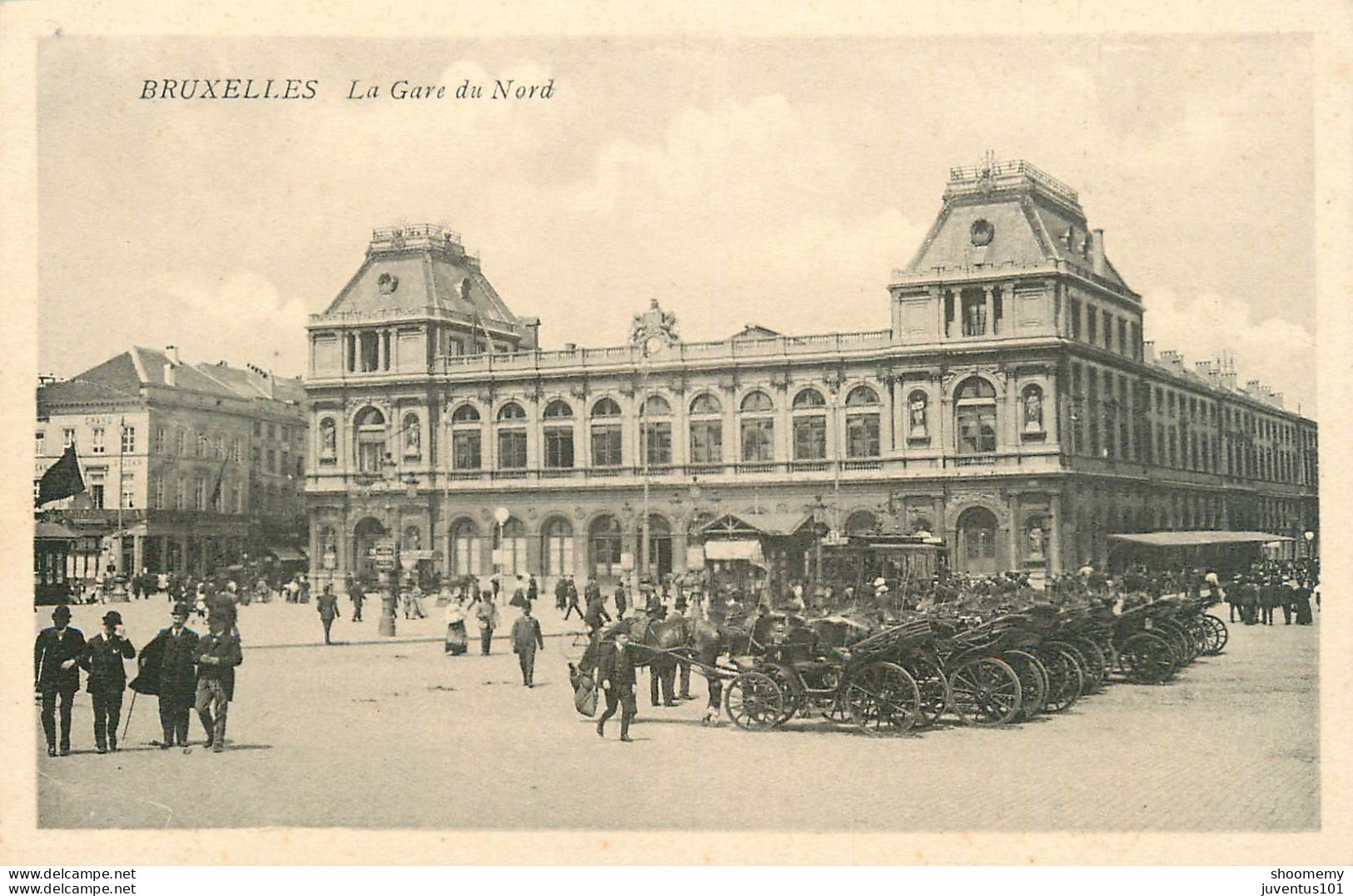 CPA Bruxelles-Gare Du Nord      L2220 - Spoorwegen, Stations