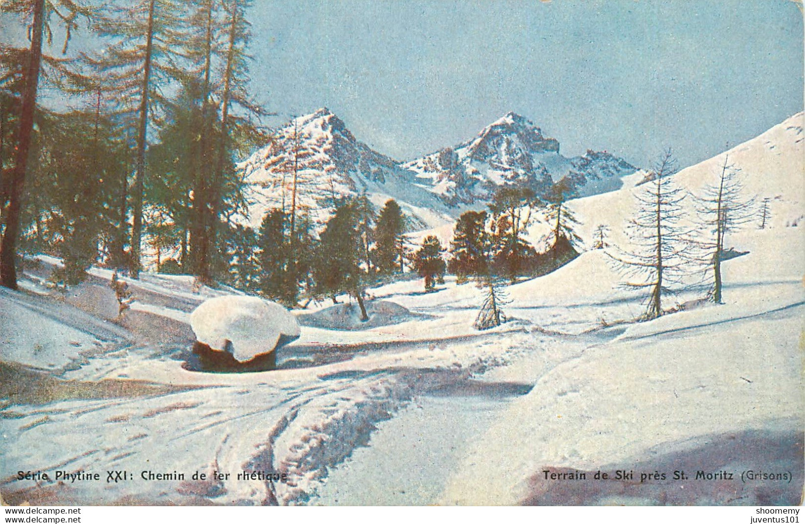 CPA St Moritz-Terrain De Ski      L2240 - Saint-Moritz