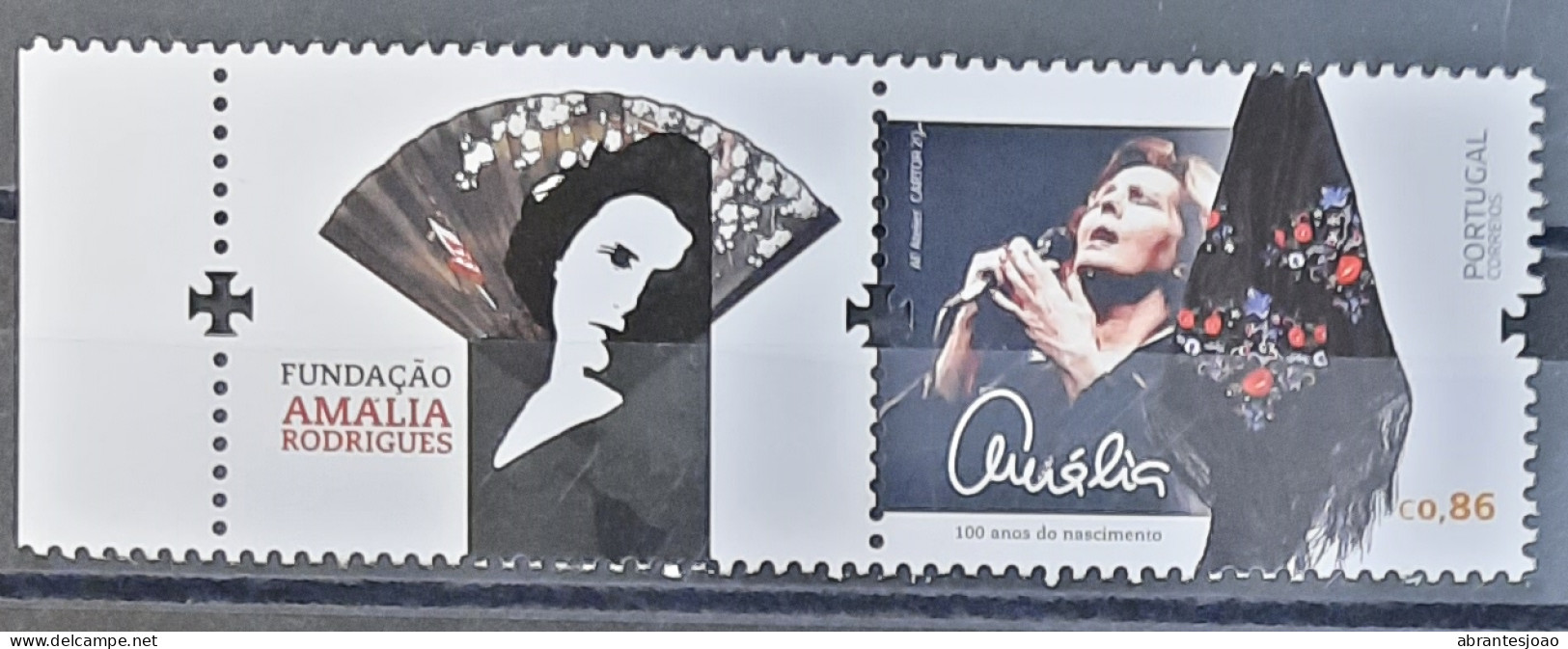 2020 - Portugal - MNH - Amalia Rodrigues, The Diva Of Fado - 1 Corporate Stamps - Neufs