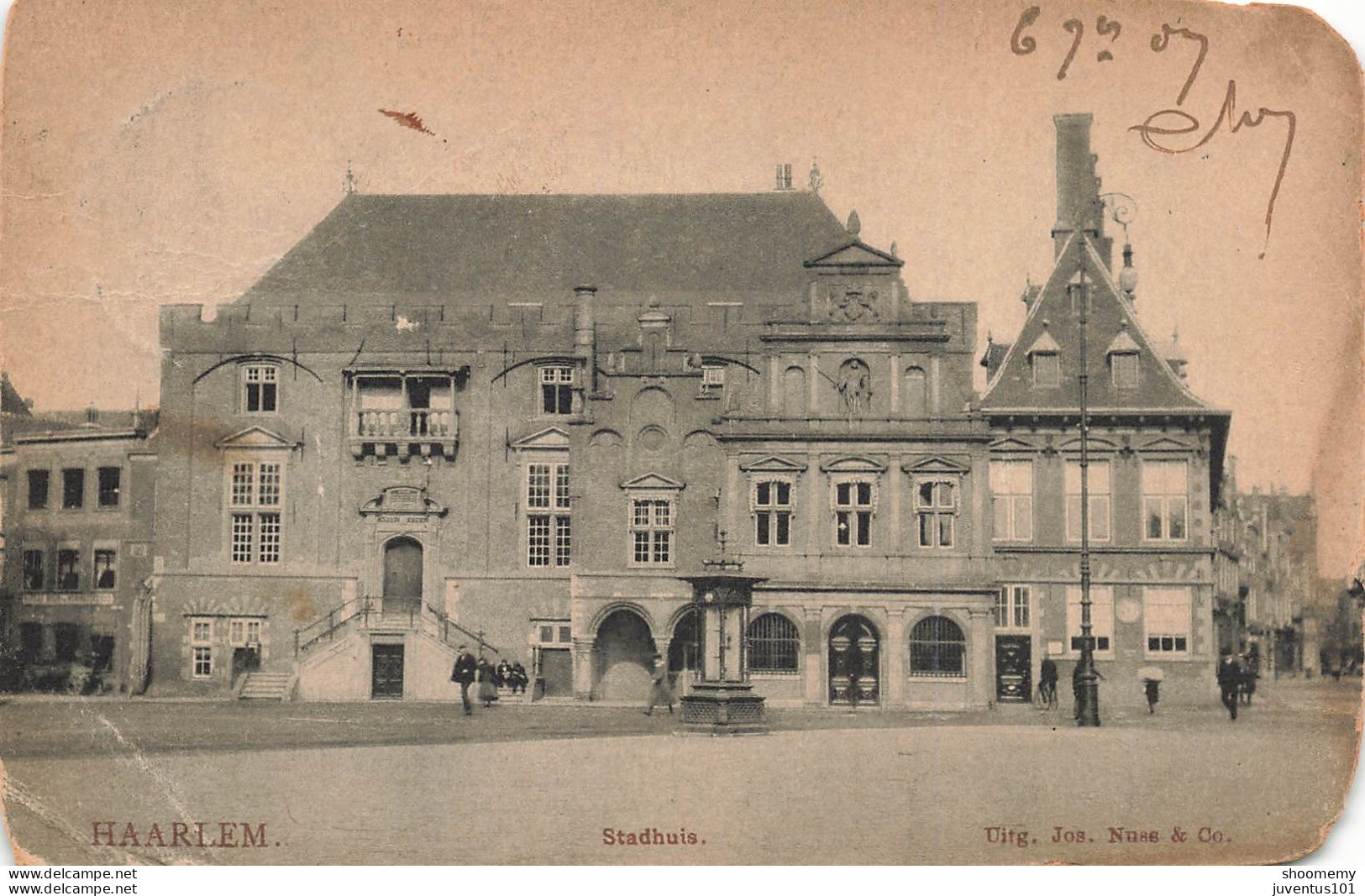 CPA Haarlem-Stadhuis-En L'état    L2422 - Haarlem