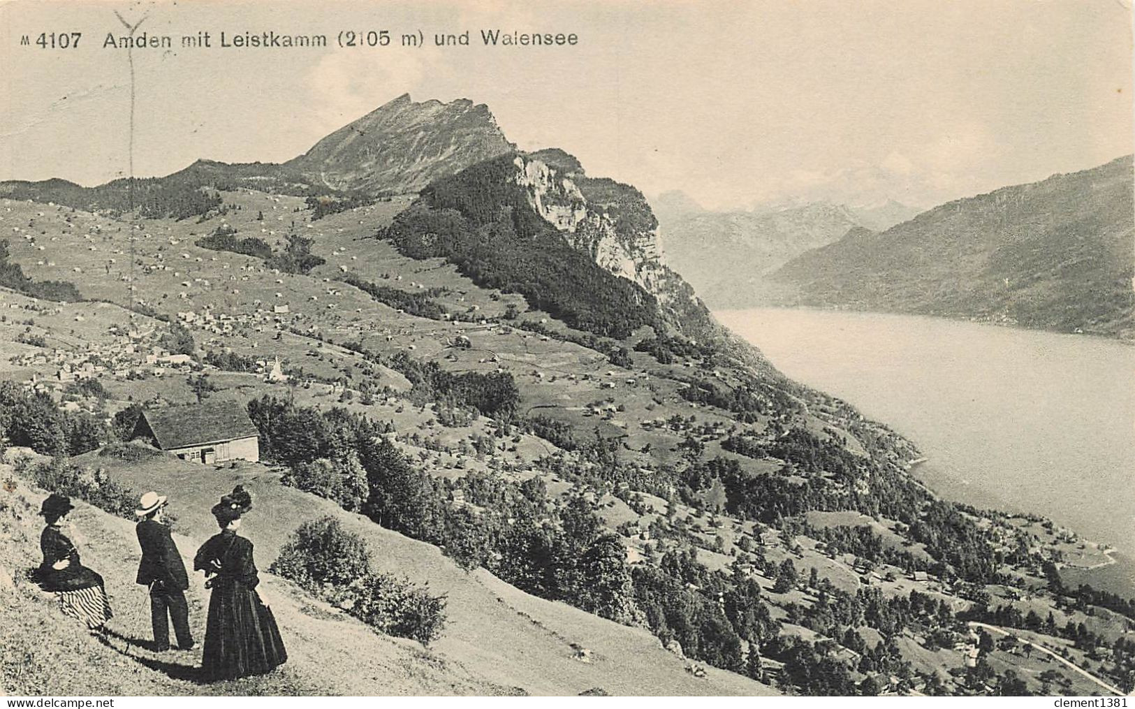 Amden Mit Leistkamm Und Walensee - Amden