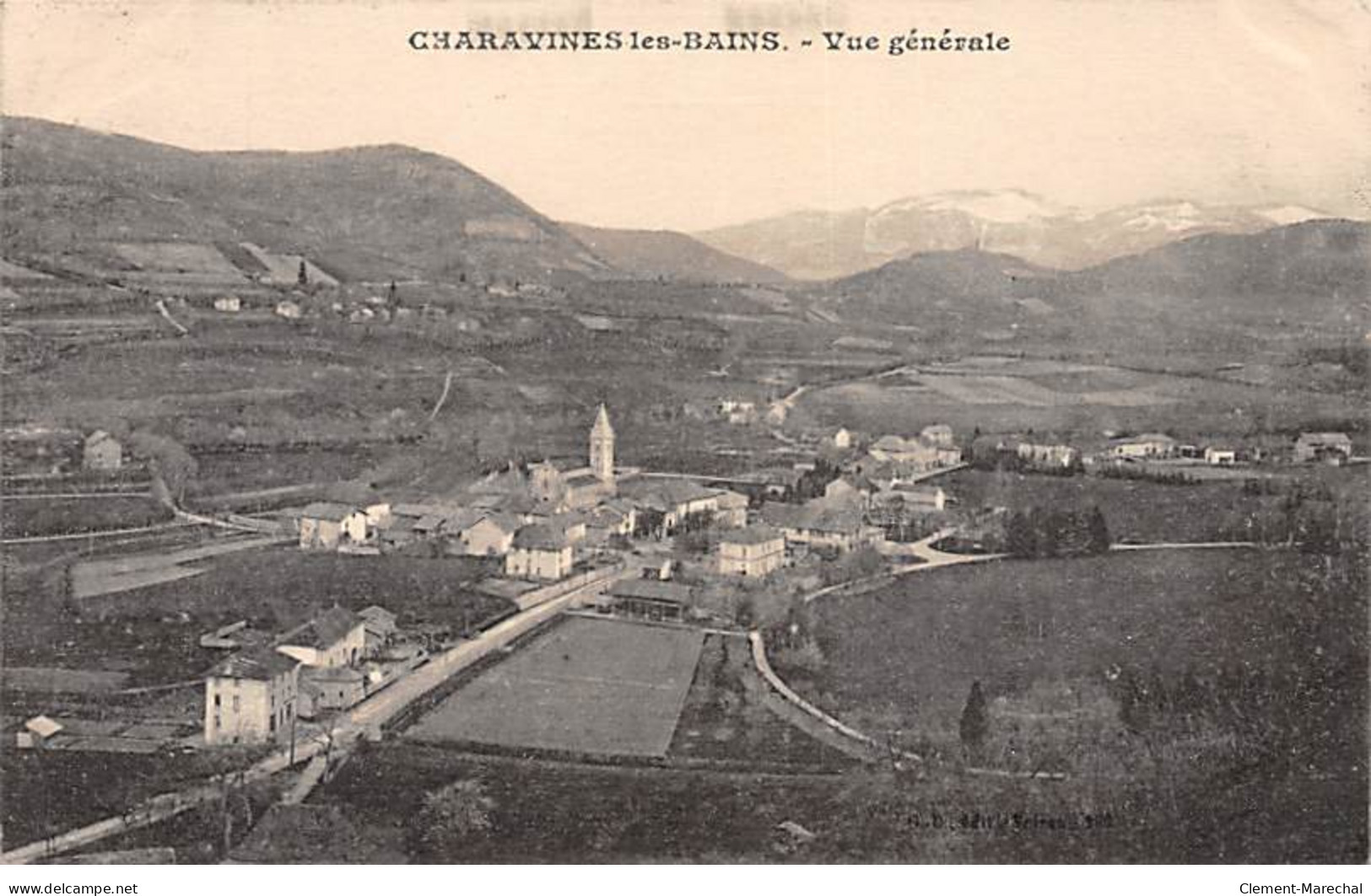 CHARAVINES LES BAINS - Vue Générale - Très Bon état - Charavines