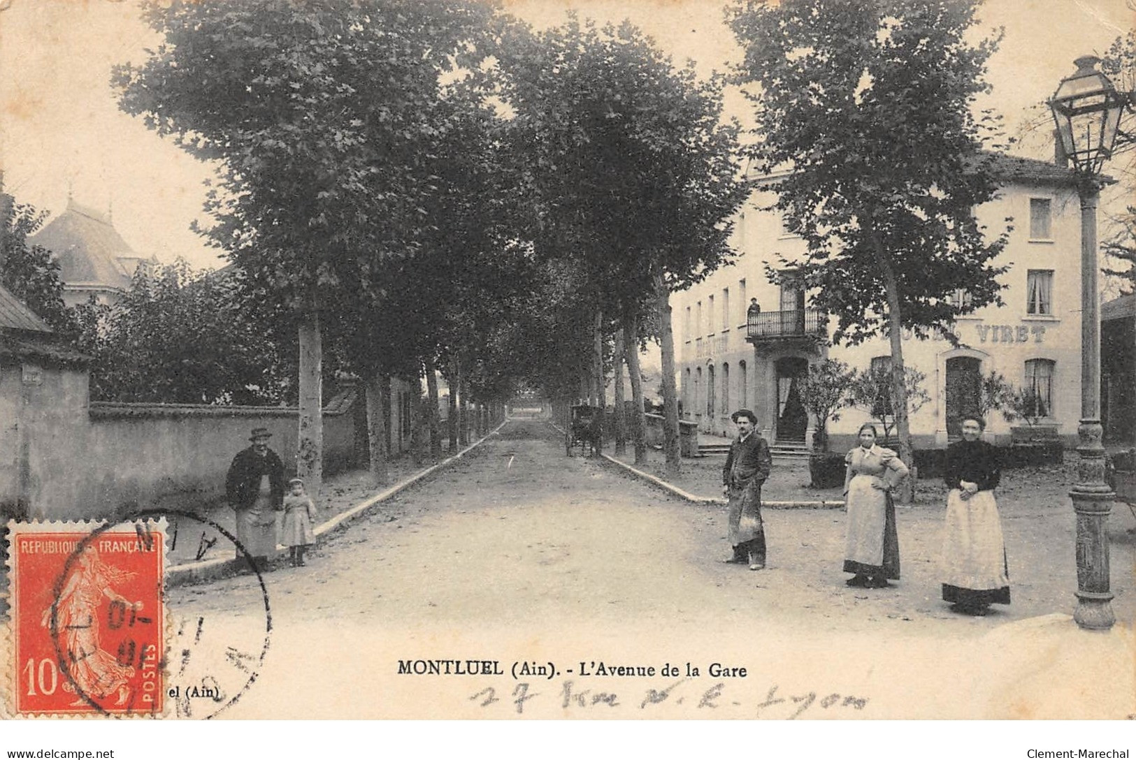 MONTLUEL - L'Avenue De La Gare - Très Bon état - Montluel