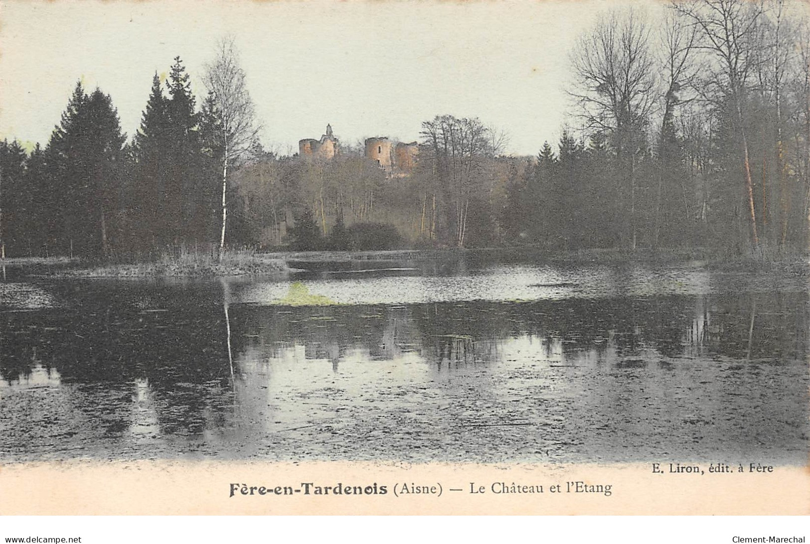 FERE EN TARDENOIS - Le Château Et L'Etang - Très Bon état - Fere En Tardenois