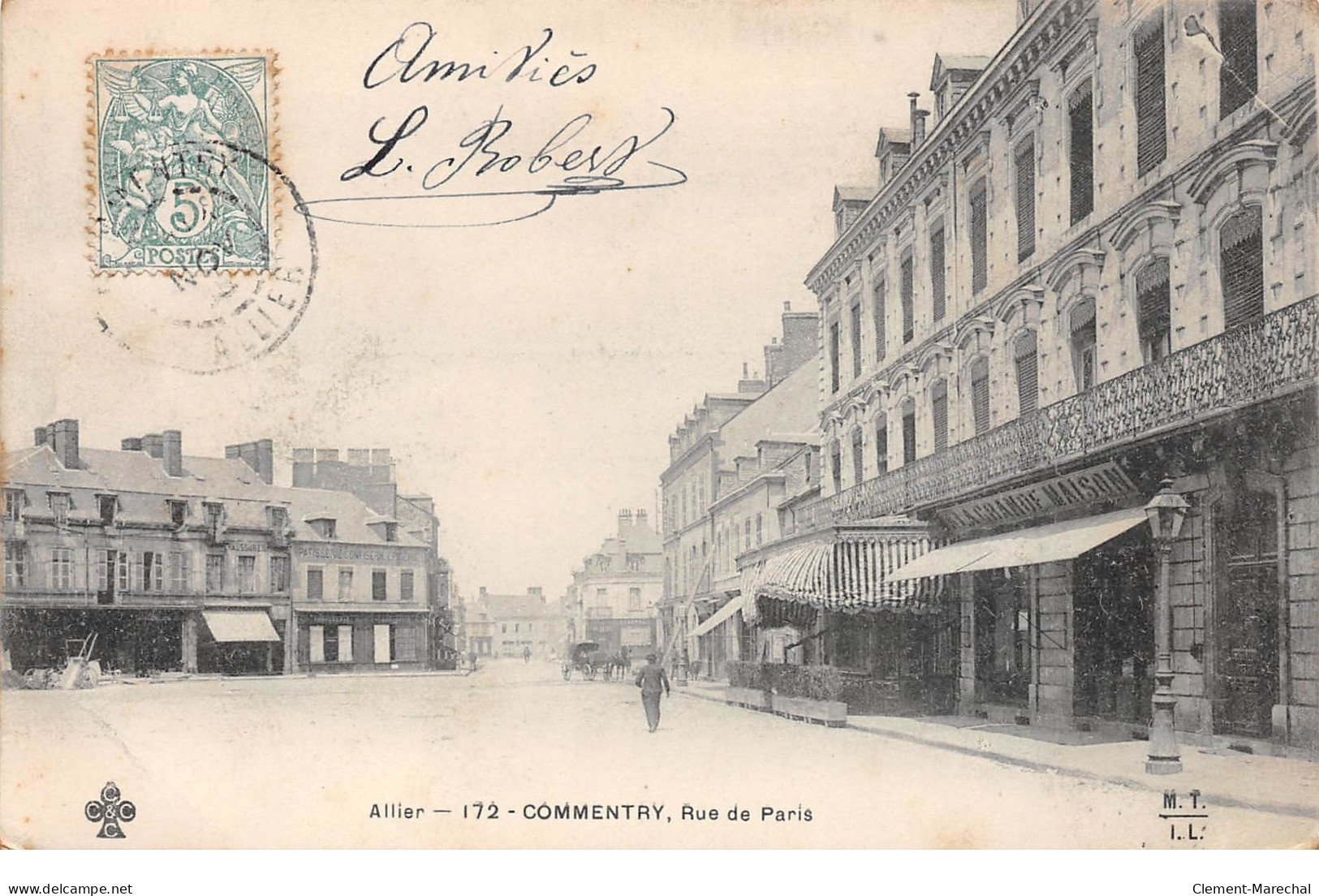 COMMENTRY - Rue De Paris - Très Bon état - Commentry