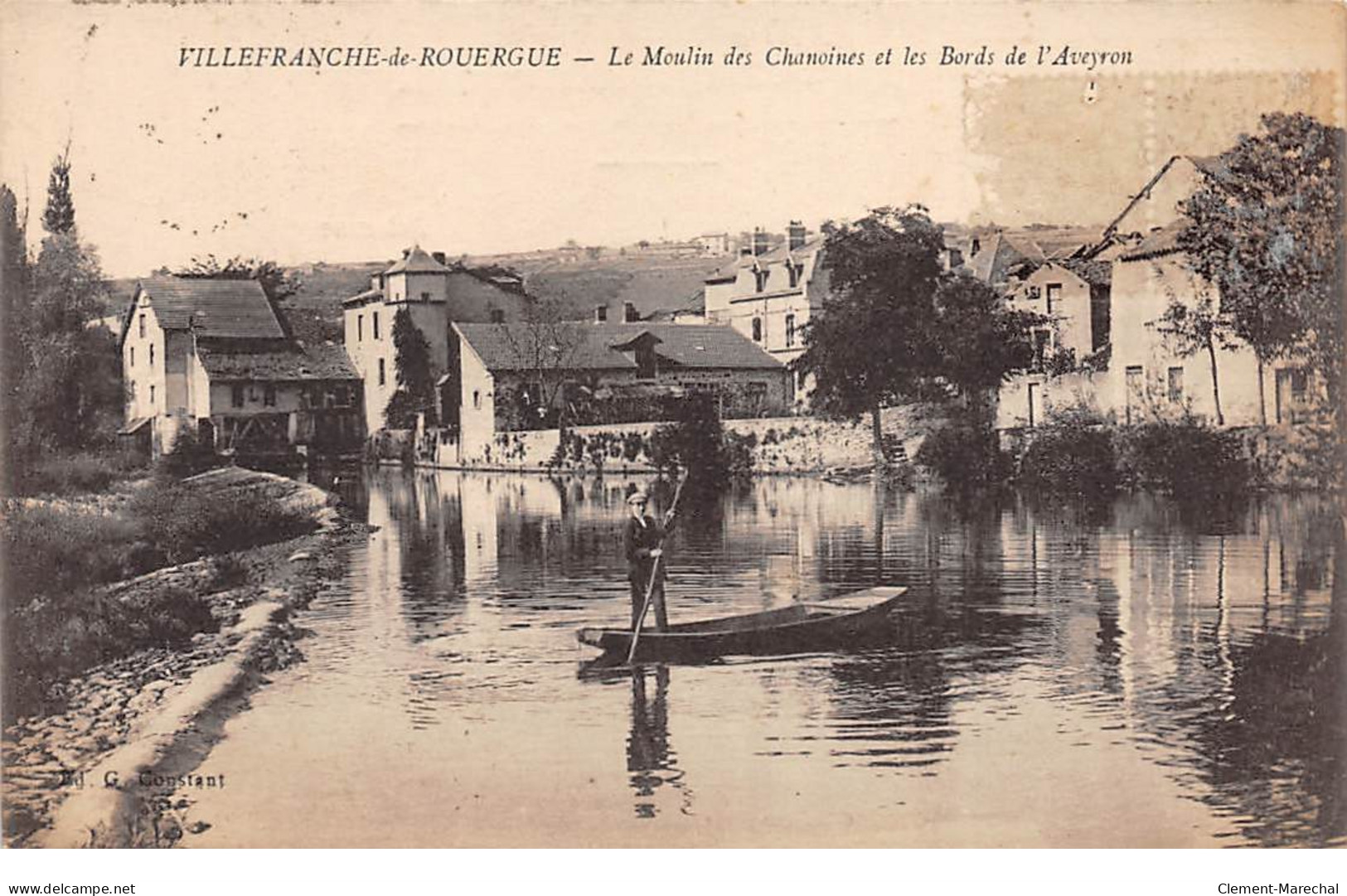 VILLEFRANCHE DE ROUERGUE - Le Moulin Des Chanoines Et Les Bords De L'Aveyron - Très Bon état - Villefranche De Rouergue