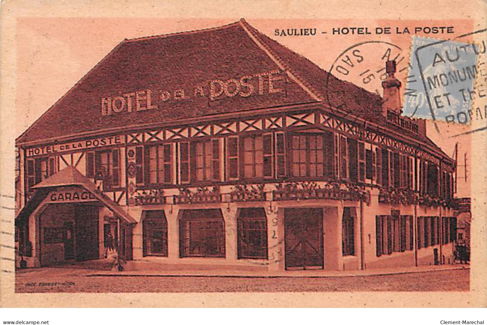 SAULIEU - Hotel De La Poste - Très Bon état - Saulieu