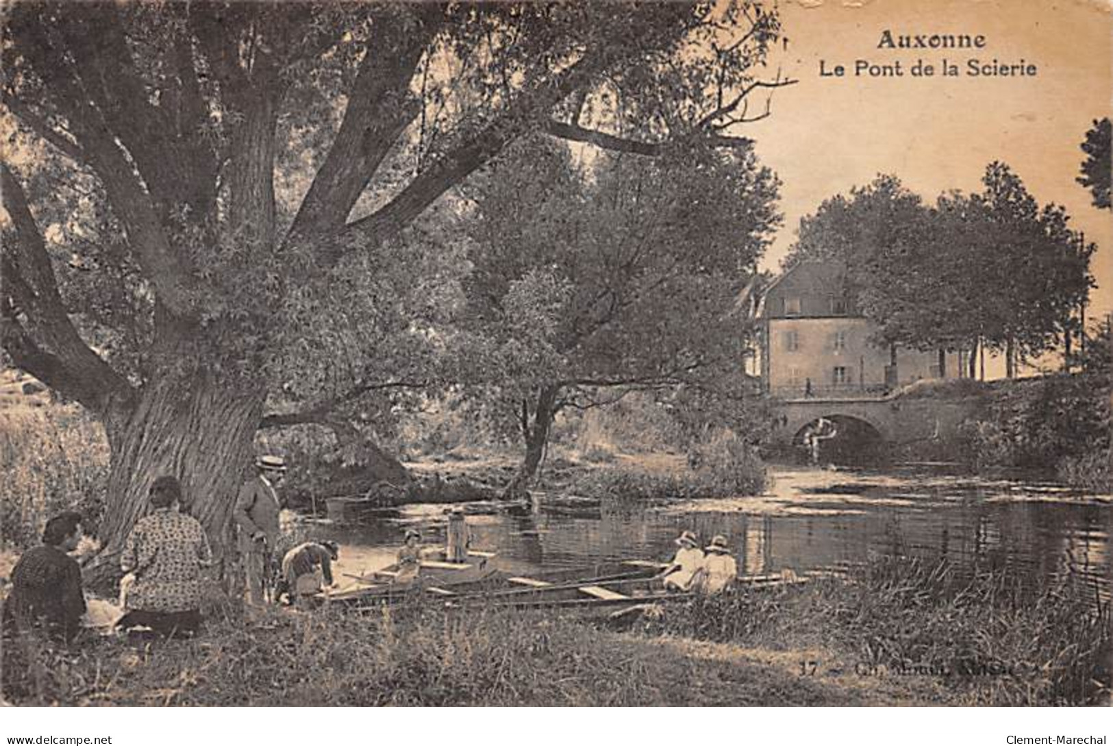 AUXONNE - Le Pont De La Scierie - Très Bon état - Auxonne