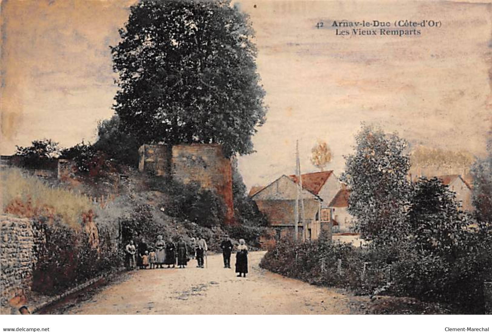 ARNAY LE DUC - Les Vieux Remparts - Très Bon état - Arnay Le Duc