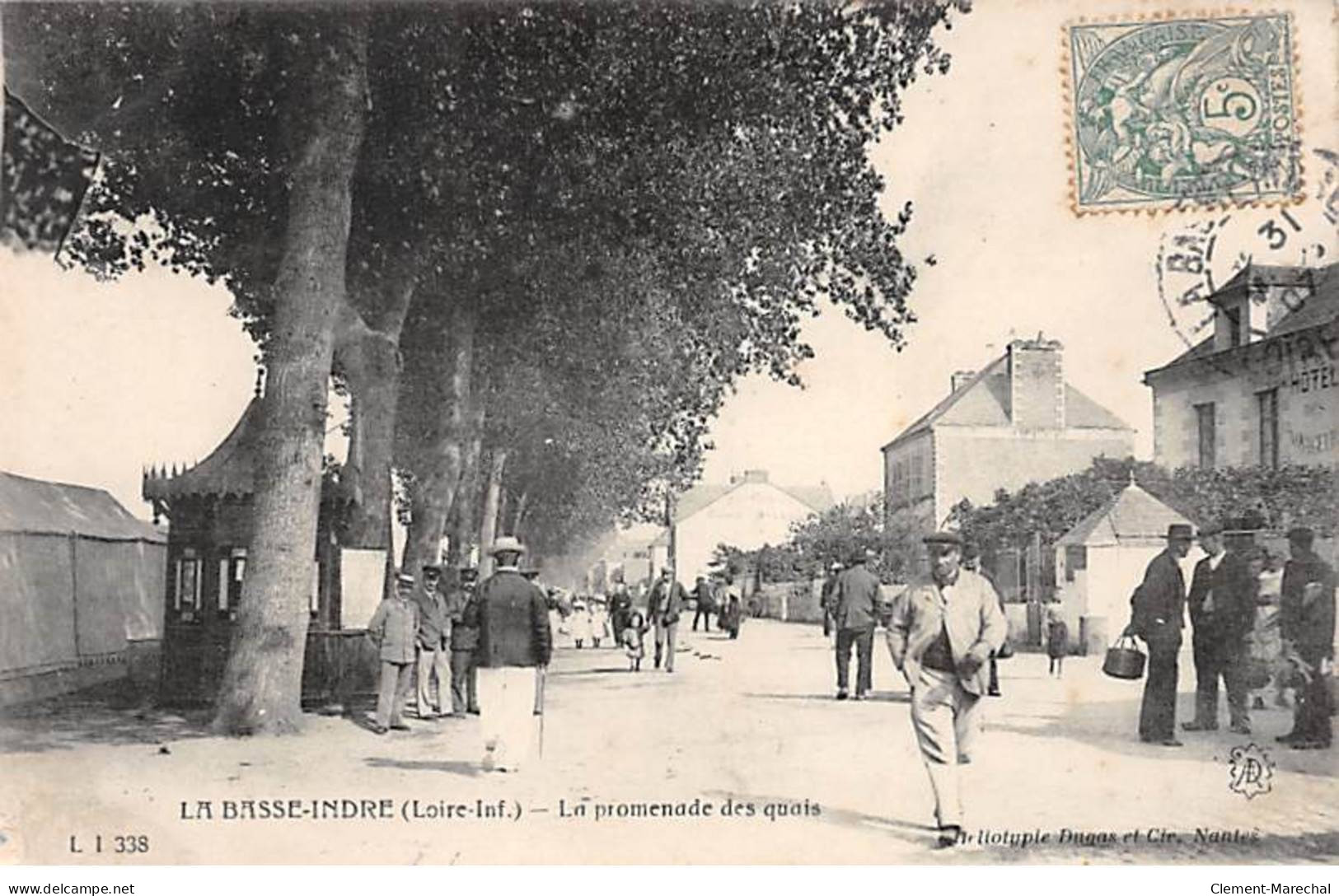 LA BASSE INDRE - La Promenade Des Quais - Très Bon état - Basse-Indre