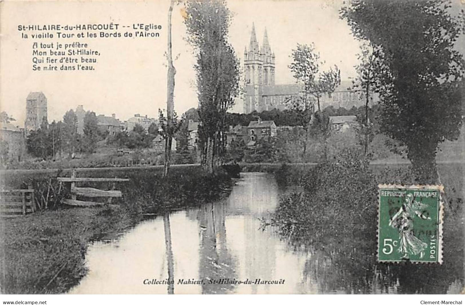 SAINT HILAIRE DU HARCOUET - L'Eglise, La Vieille Tour Et Les Bords De L'Airon - Très Bon état - Saint Hilaire Du Harcouet