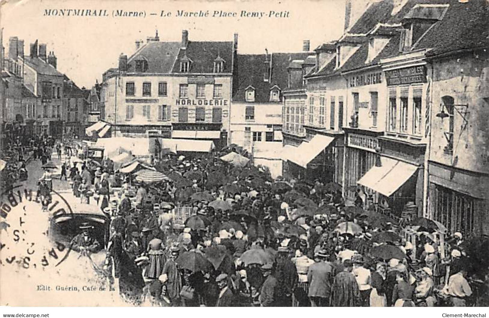 MONTMIRAIL - Le Marché Place Remy Petit - Très Bon état - Montmirail