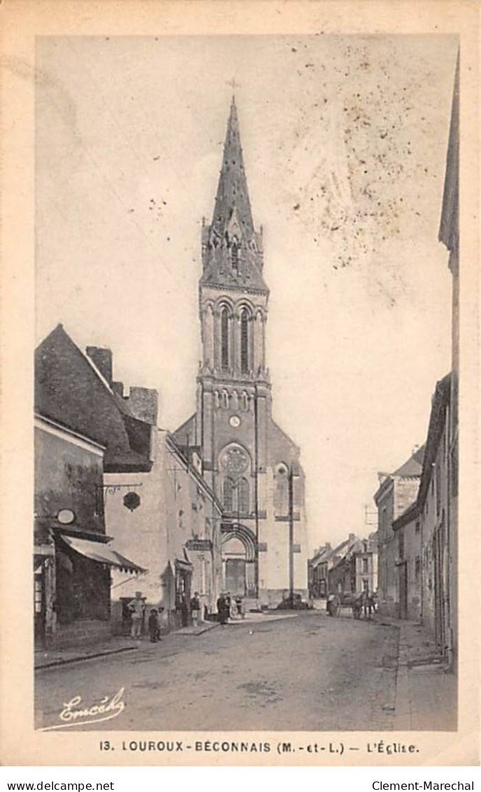 LOUROUX BECONNAIS - L'Eglise - Très Bon état - Le Louroux Beconnais