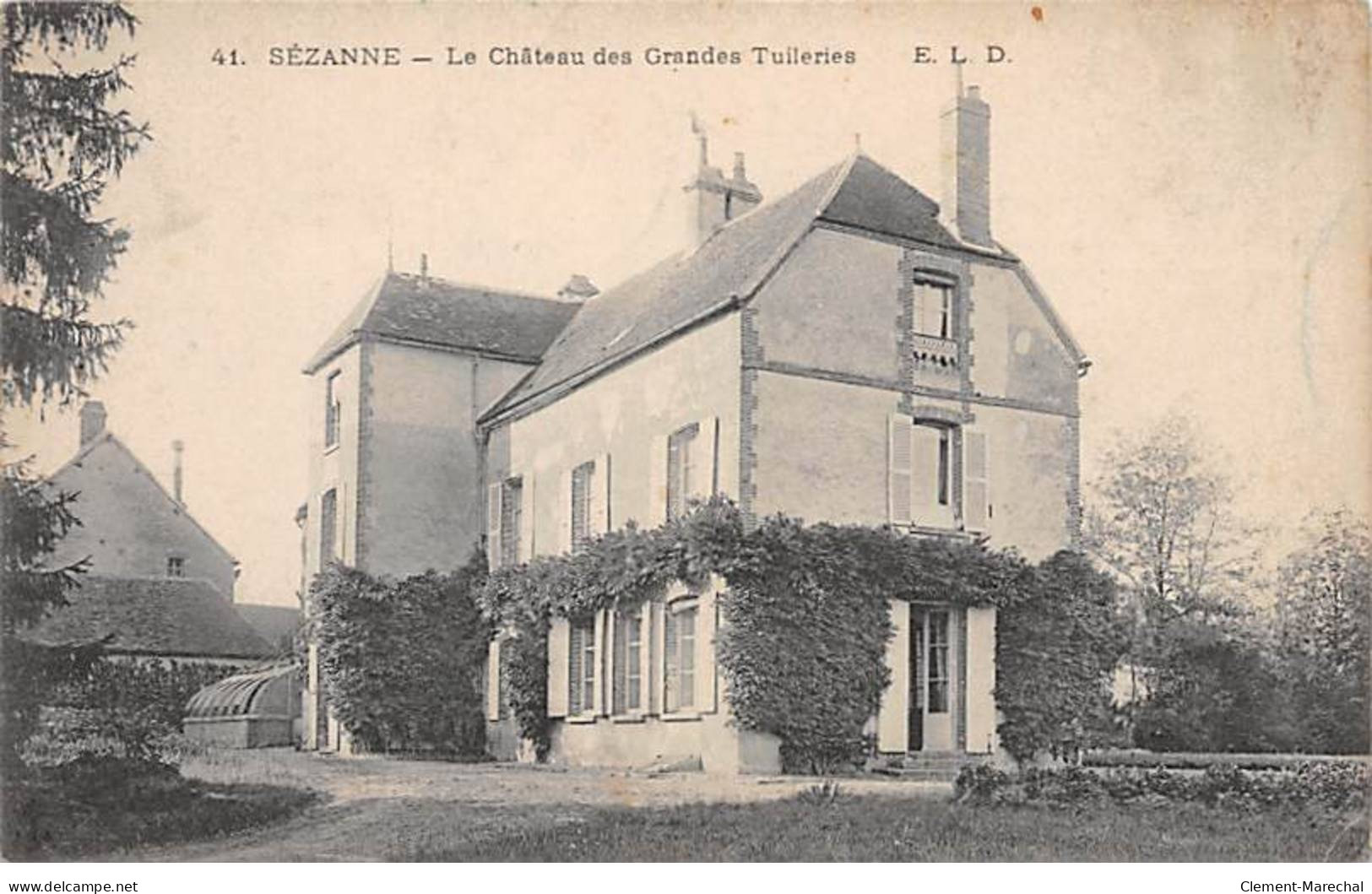 SEZANNE - Le Château Des Grandes Tuileries - Très Bon état - Sezanne