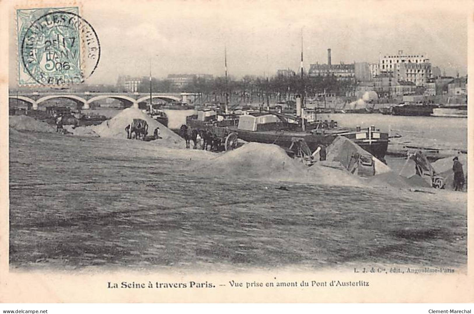 PARIS - La Seine à Travers Paris - Vue Prise En Amont Du Pont D'Austerlitz - Très Bon état - District 12