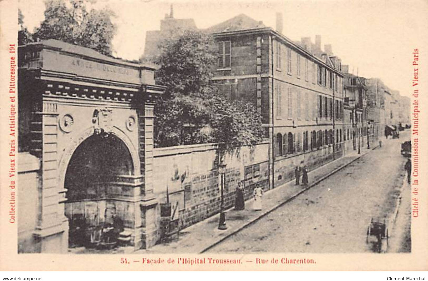 PARIS -Façade De L'Hôpital Trousseau - Rue De Charenton - Très Bon état - District 12