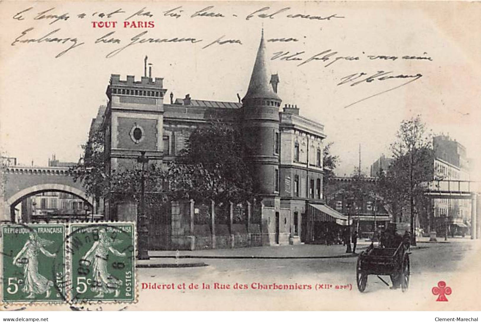 TOUT PARIS - Rue Diderot Et Rue Des Charbonniers - F. F. - Très Bon état - Arrondissement: 12