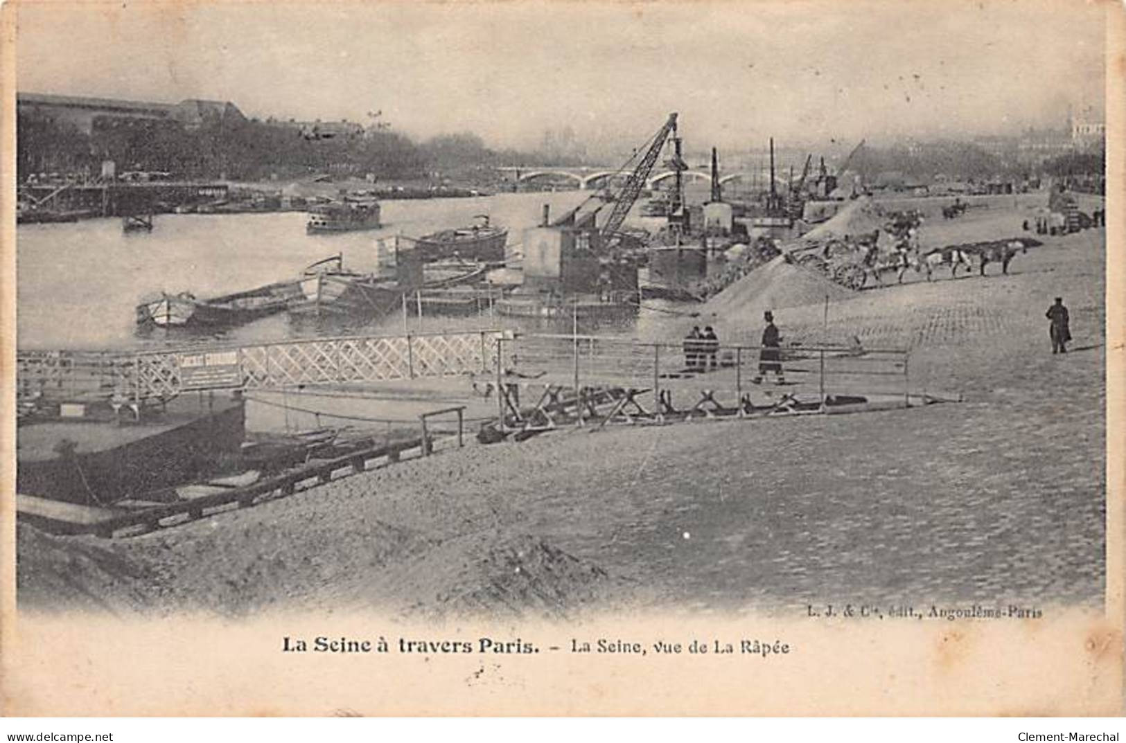 PARIS - La Seine à Travers Paris - La Seine, Vue De La Râpée - Très Bon état - Arrondissement: 12