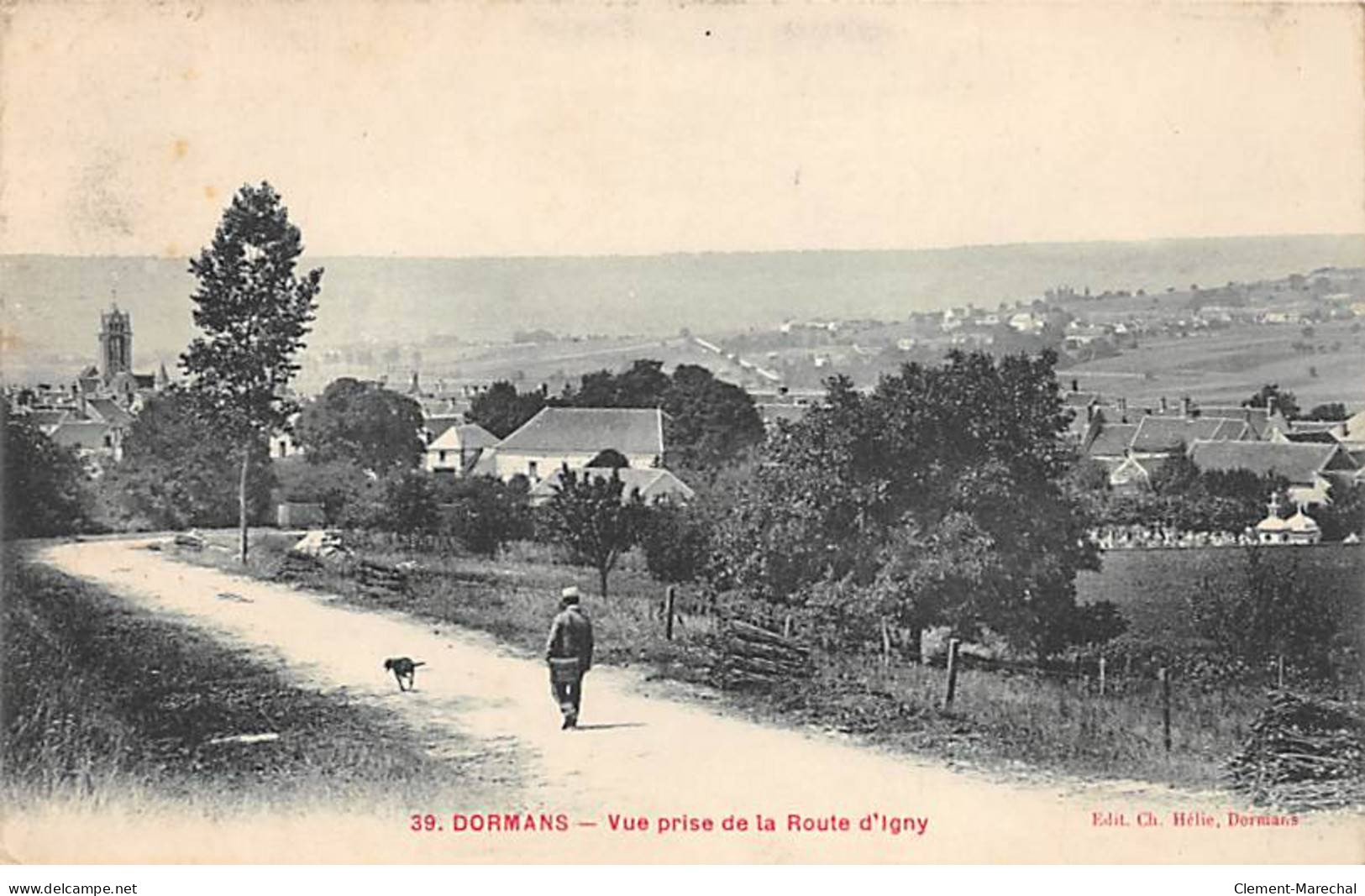 DORMANS - Vue Prise De La Route D'Igny - Très Bon état - Dormans