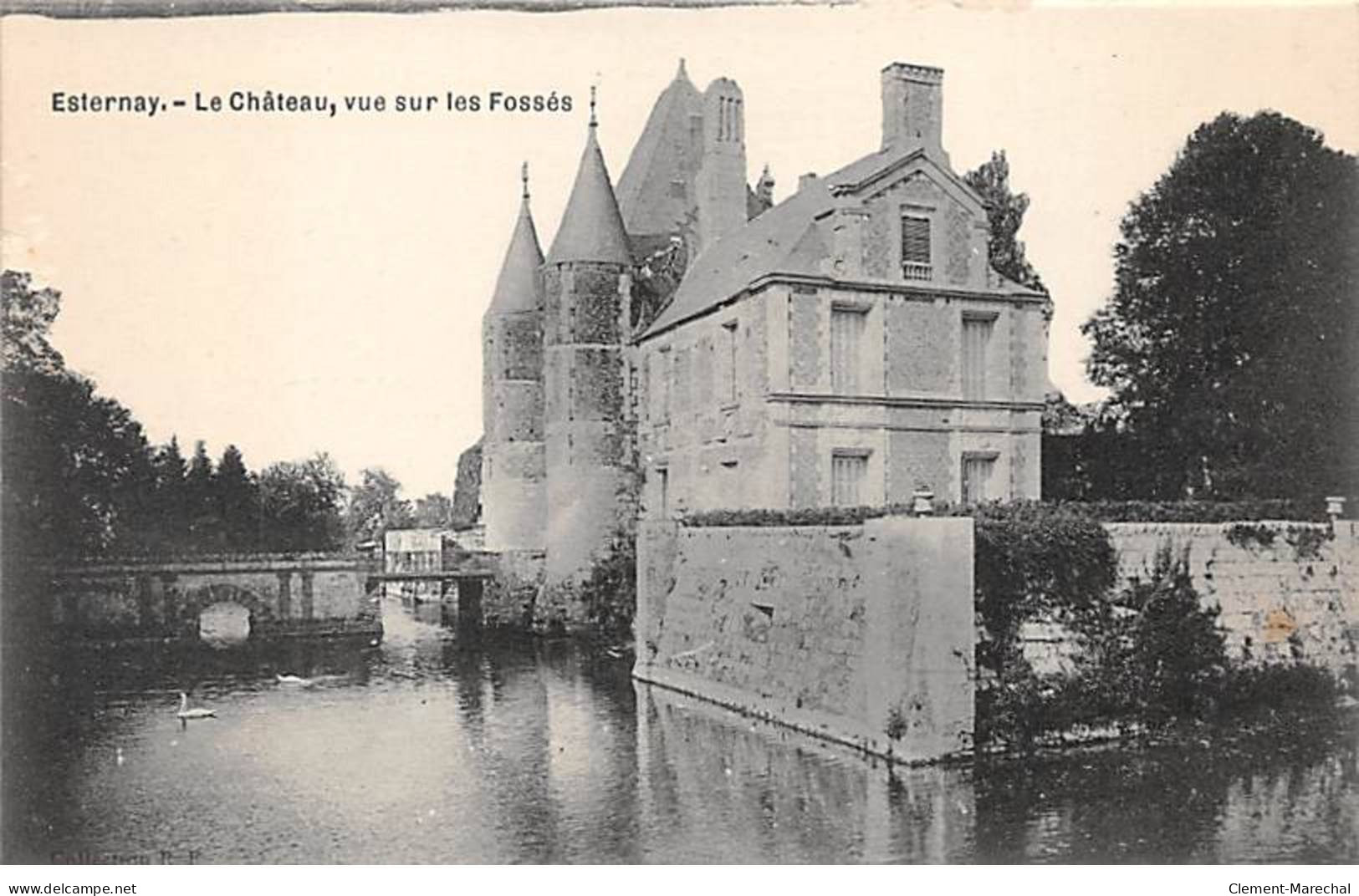 ESTERNAY - Le Château, Vue Sur Les Fossés - Très Bon état - Esternay