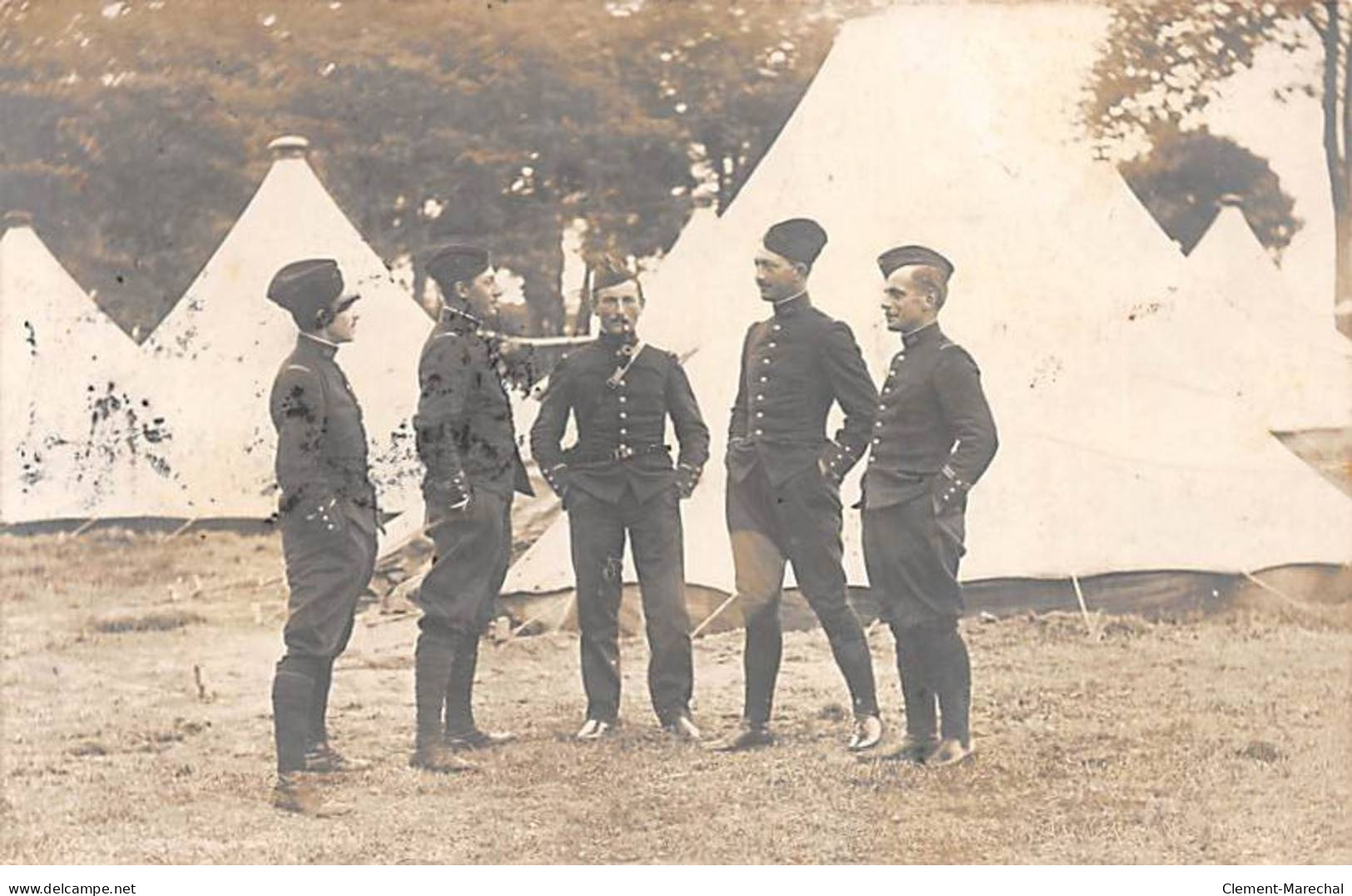 CAMP DE CHALONS - Carte Photo - Soldats - Très Bon état - Camp De Châlons - Mourmelon