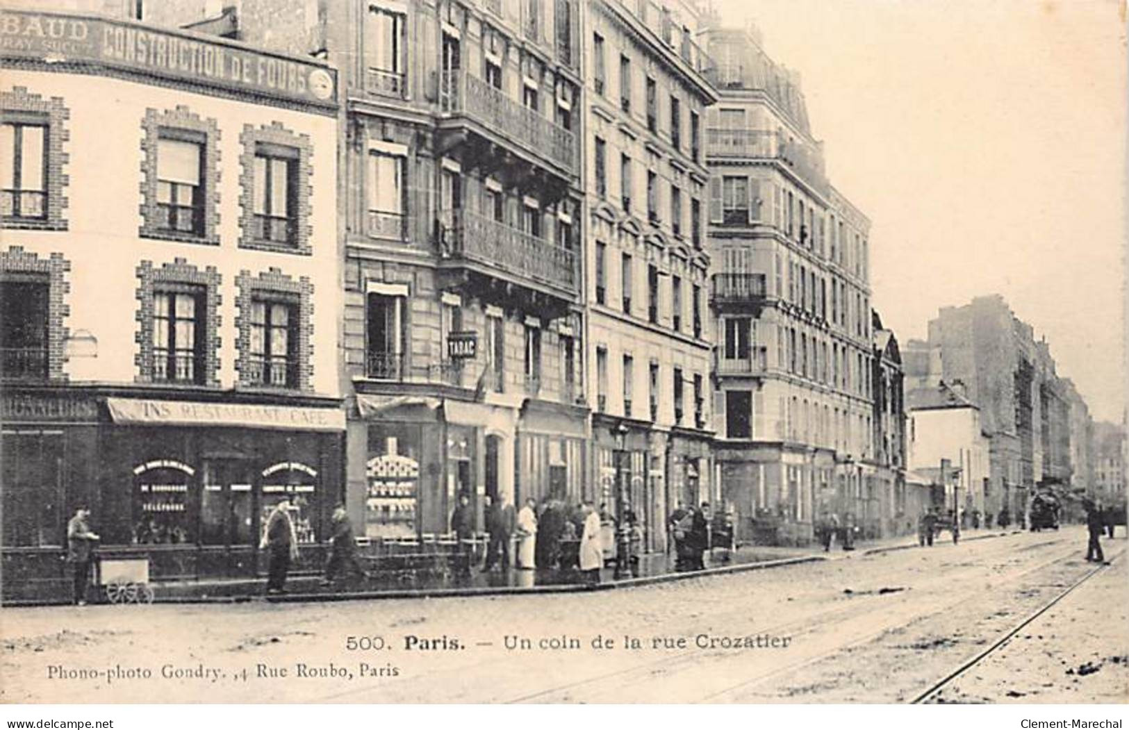 PARIS - Un Coin De La Rue Crozatier - Très Bon état - District 12