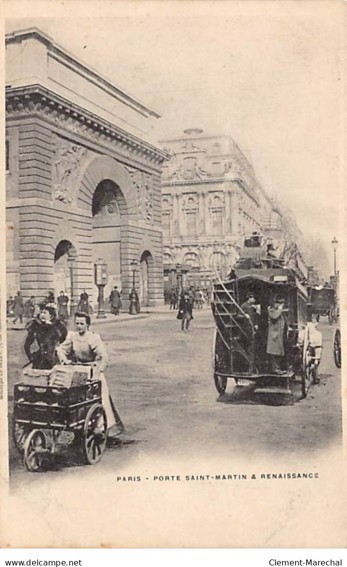 PARIS - Porte Saint Martin Et Renaissance - Très Bon état - Arrondissement: 10